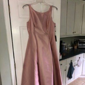 Mauve pink mother of the bride dress
